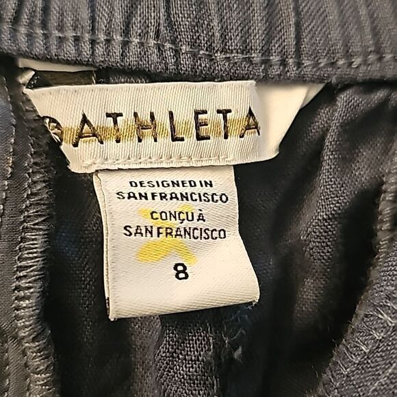 Athleta Voyager Linen Short, Size 8, Granite Blue, NWT - Picture 7 of 10